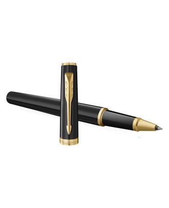 Parker Meridian Black Gold Trim Rollerball
