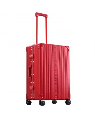 Aleon 26" Traveler Aluminum Suitcase Ruby