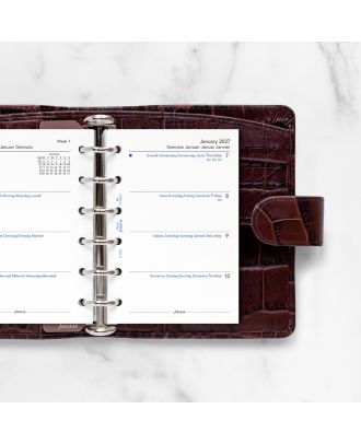 Filofax Pocket Week on Two Pages Diary English 2027