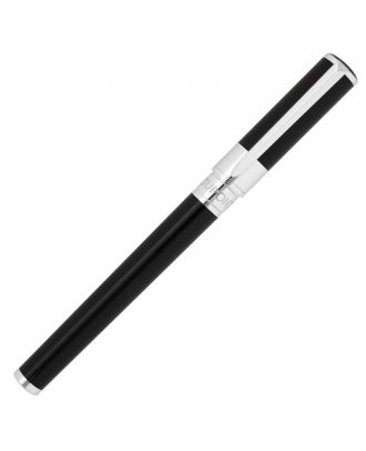 S.T. Dupont D-Initial Black & Chrome Fountain Pen