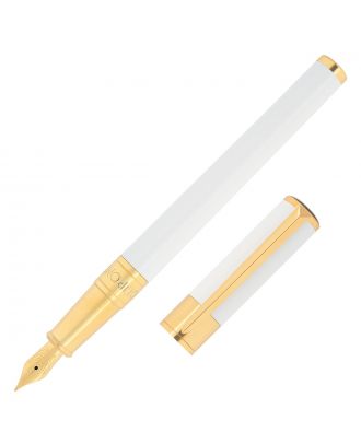 S.T. Dupont D-Initial White Fountain Pen
