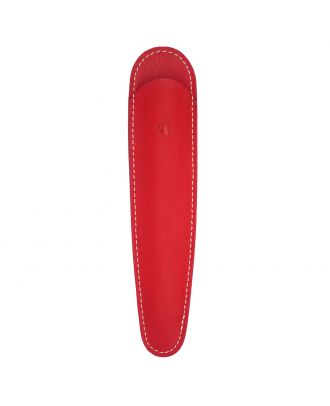 Recife Rivièra Grand Fourreau Lederen Pen Etui Red voor 1 pen