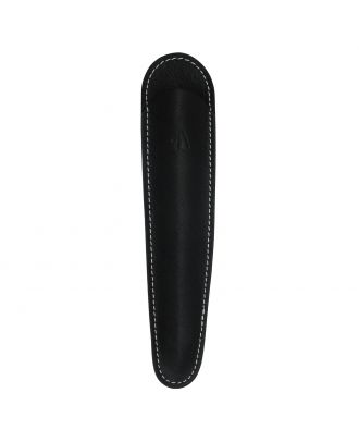 Recife Rivièra Grand Fourreau Lederen Pen Pouch Black for 1 Pen