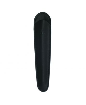 Recife Rivièra Grand Fourreau Lederen Pen Pouch Black Stitches for 1 Pen
