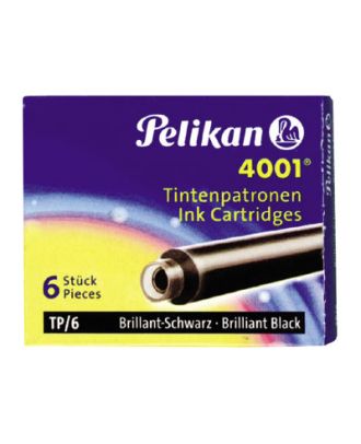 Pelikan Ink Cartridges Black 6 pack