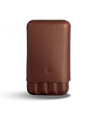Recife Rivière Hard Case 4 Pen Chocolat