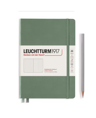 Leuchtturm1917 Notebook Medium Smooth Colors Olive Dotted