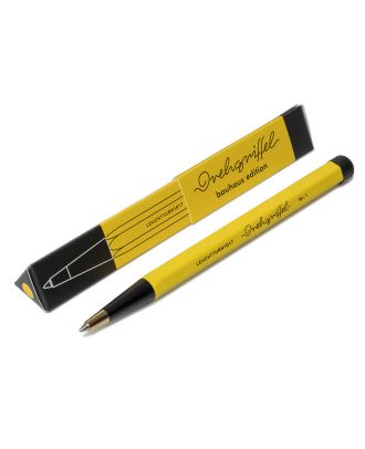 Leuchtturm1917 Drehgriffel Bauhaus Edition Lemon Black Ballpoint Pen
