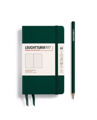 Leuchtturm1917 Notebook Pocket Forest Green Dotted