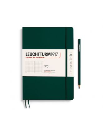 Leuchtturm1917 Notebook Composition B5 Softcover Forest Green Dotted