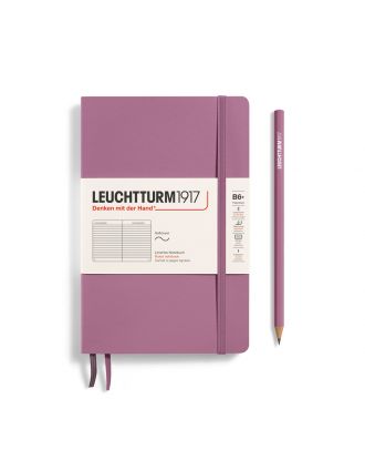 Leuchtturm1917 Slim B6+ Softcover Dusty Rose Ruled Notebook