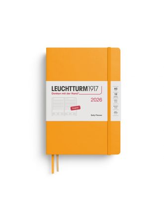 Leuchtturm1917 2026 Daily Planner Medium A5 Rising Sun