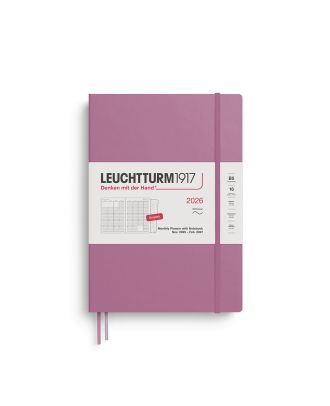 Leuchtturm1917 2026 Month Planner Composition B5 Softcover Dusty Rose
