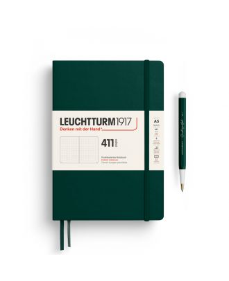 Leuchtturm1917 Notebook 411 Medium Forest Green Ruled