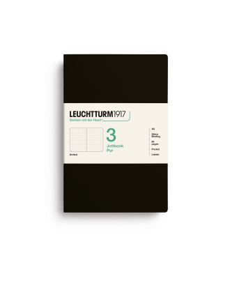 Leuchtturm1917 Jottbook Pur Medium Black Dotted Pack of 3