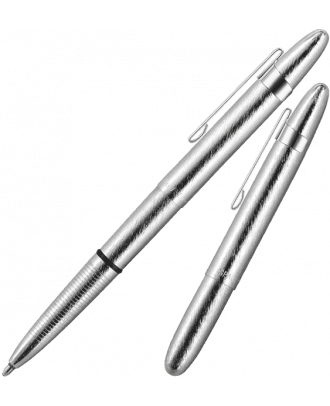 Fisher Space Pen Bullet Brushed Chrome with Clip 400BRCL