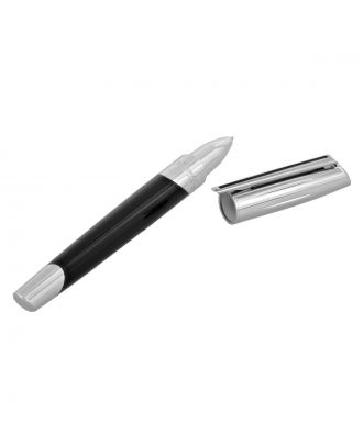 S.T. Dupont Defi Millennium Silver and Black Rollerball Pen