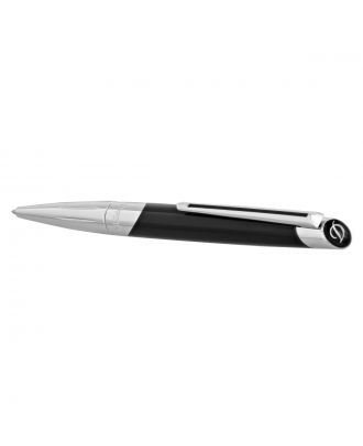 S.T. Dupont Defi Millennium Silver and Black Ballpoint Pen