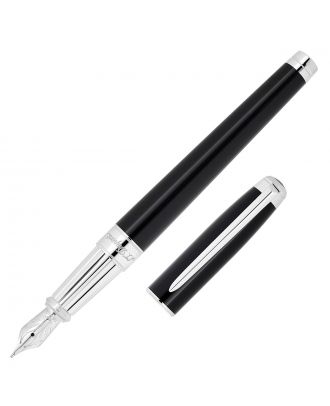 S.T. Dupont Line D Eternity Black Palladium Large Fountain Pen