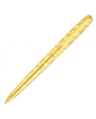 S.T. Dupont Line D Eternity Monogram 1872 Gold Medium Ballpoint Pen