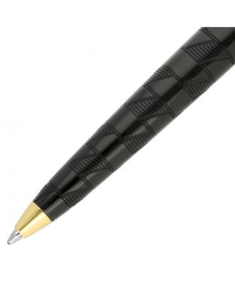 S.T. Dupont Line D Eternity Monogram 1872 Black Medium Ballpoint Pen