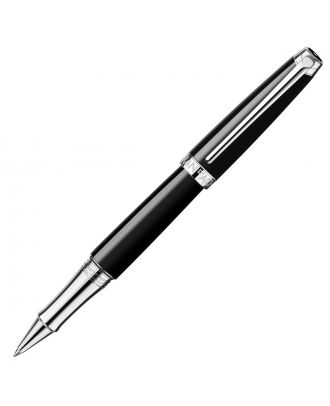Caran d'Ache Léman Black Ebony Rhodium Rollerball Pen