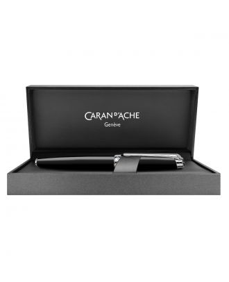 Caran d'Ache Léman Black Ebony Rhodium Rollerball Pen