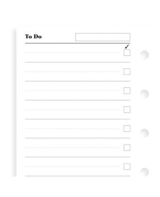 Filofax Vulling Mini To Do