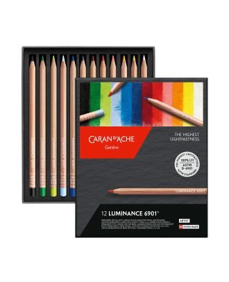 Caran d'Ache Luminance 6901 12 Coloured Pencils
