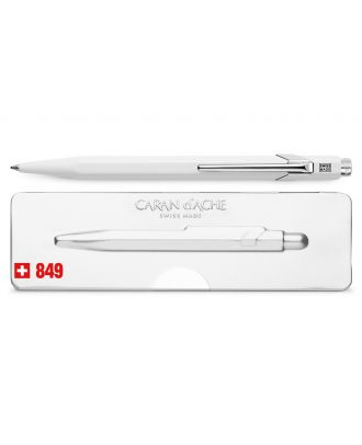 Caran d'Ache 849 Matt White Balpen