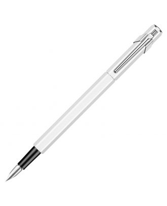 Caran d'Ache 849 White Metal Vulpen