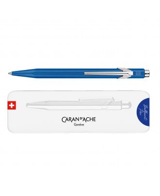 Caran d'Ache 849 Colormat-X Blue Ballpoint Pen
