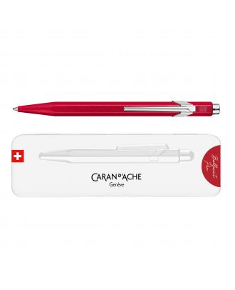 Caran d'Ache 849 Colormat-X Red Ballpoint Pen