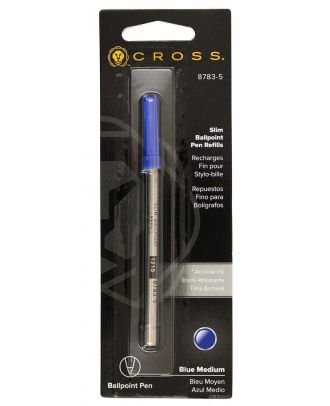 Cross Slim Ballpoint Refilll Medium Blue