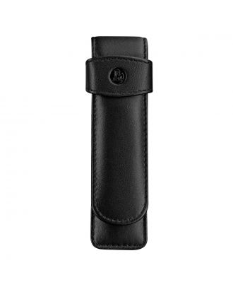Pelikan TG22 Black Leather Pen Pouch For 2 Pens