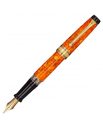 Aurora Optima Auroloide Orange Fountain Pen