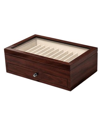 Elroth Pennenkist voor 24 Pennen Walnut Brown