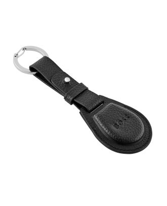Hugo Boss AirTag Houder Classic Grained Black