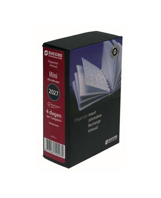 Succes Mini 4 Days on 2 Pages Diary BOX 2027
