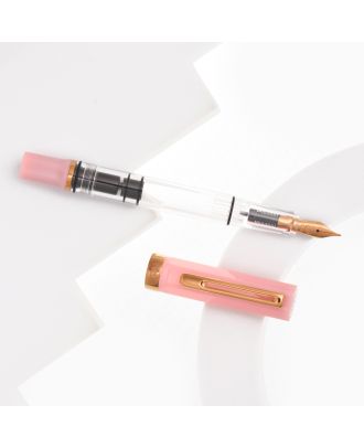 TWSBI ECO Pink Lemonade with Bronze Fountain Pen