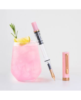 TWSBI ECO Pink Lemonade with Bronze Fountain Pen