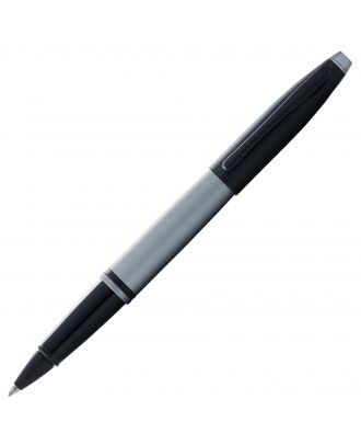 Cross Calais Matte Gray and Black Lacquer Rollerball Pen