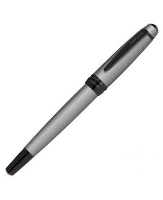 Cross Bailey Matte Gray Lacquer Rollerball Pen