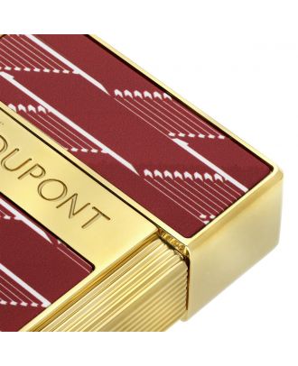 S.T. Dupont Biggy Mongram 1872 Burgundy Lacquer Lighter
