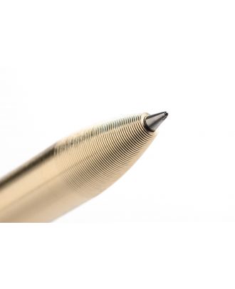 Tactile Side Click Pen Bronze Short Ballpoint Pen