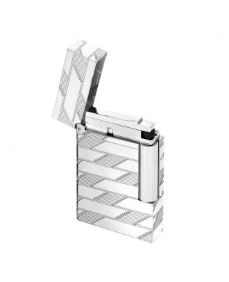 S.T. Dupont Ligne 2 Cling Monogram 1872 Palladium Lighter