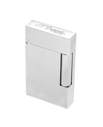 S.T. Dupont Ligne 2 Microdiamond Head Silver Aansteker