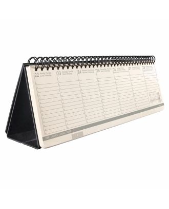 Sigel Conceptum Pure 2027 Tafelagenda met Notitieruimte Zwart Soft Cover
