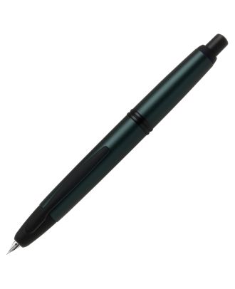 Pilot Capless Stainless Matte Deep Green Fountain Pen