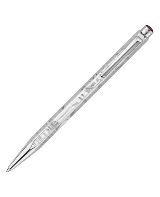 Caran d'Ache Ecridor Toile de Jouy Special Edition Ballpoint Pen Set with Leather Pen Pouch